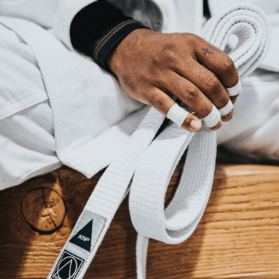how to tie a bjj belt for first time beginner